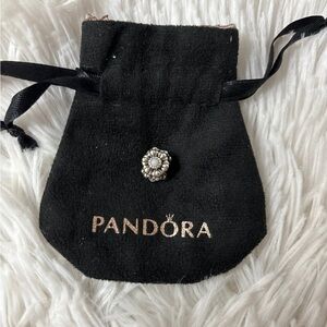 Pandora Silver Floral Charm